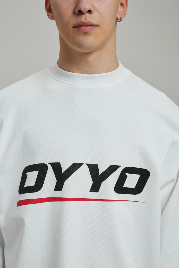 Лонгслив OYYO RACER RED белый M