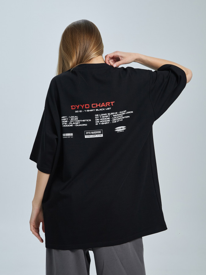 Футболка OYYO CHART черная  M