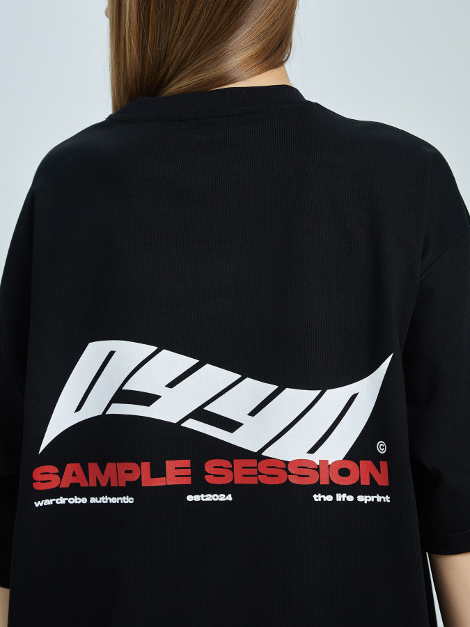 Футболка OYYO SAMPLE SESSION черная M