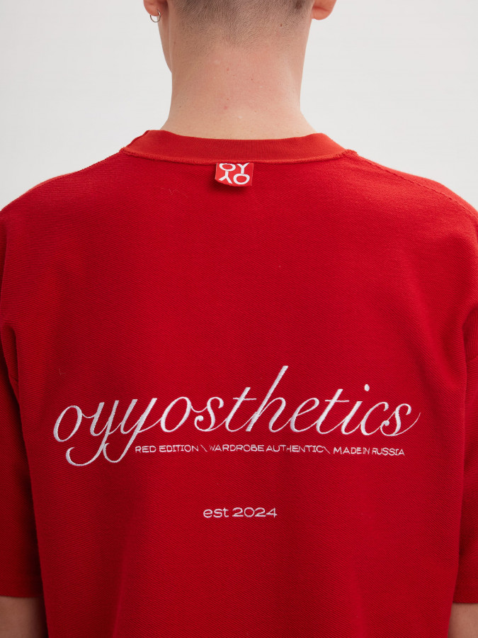 Футболка OYYOSTHETICS красная S