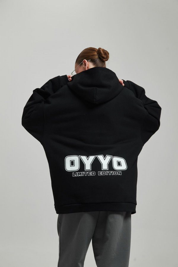 Зип худи OYYO QUADRO черный (M)