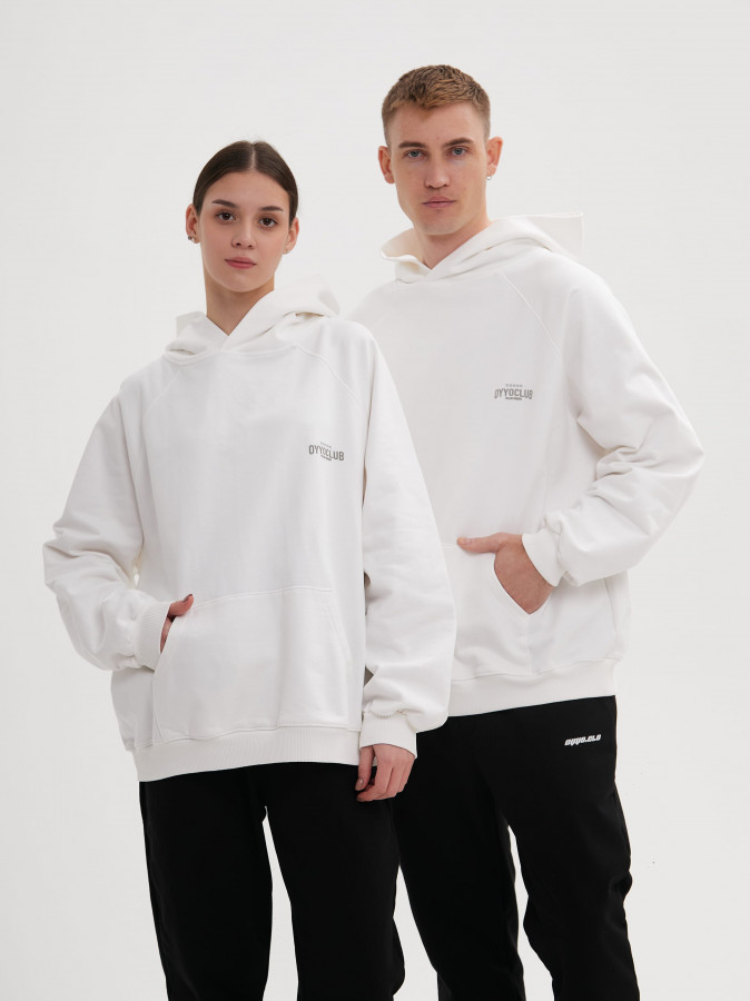 Худи OYYO CLUB белый (S)