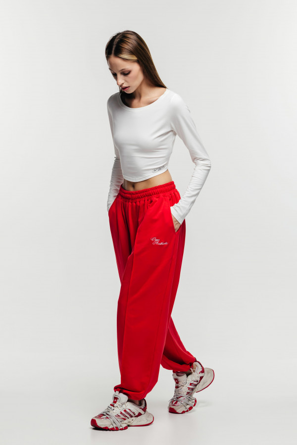 Джоггеры OYYO AUTHENTIC красные (XS)