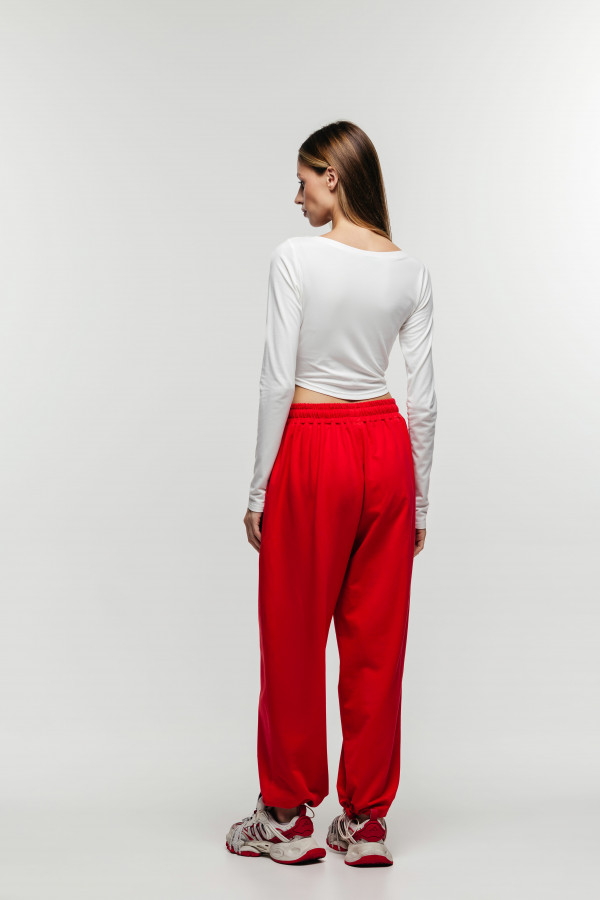 Джоггеры OYYO AUTHENTIC красные (XS)